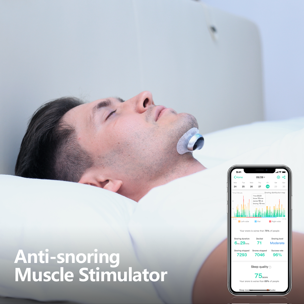 Silentia Pro  Dispositif Anti-Ronflement Intelligent EMS